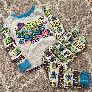 Toy story aliens toddler pjs